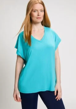 Ulla Popken Camiseta Básica - Türkis