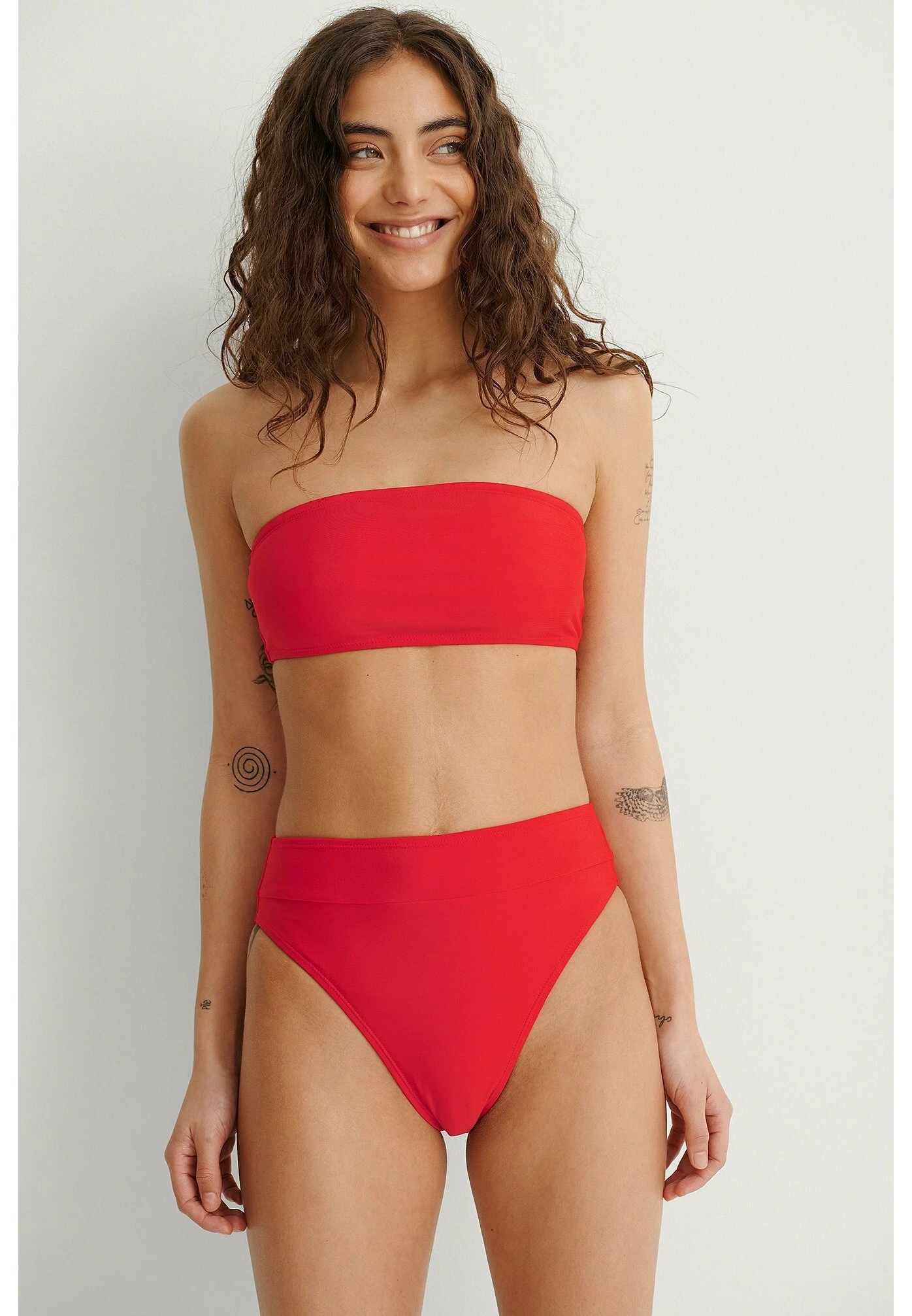 NA-KD Mit Hoher Taille - Braguita De Bikini - Red - Imagen 2
