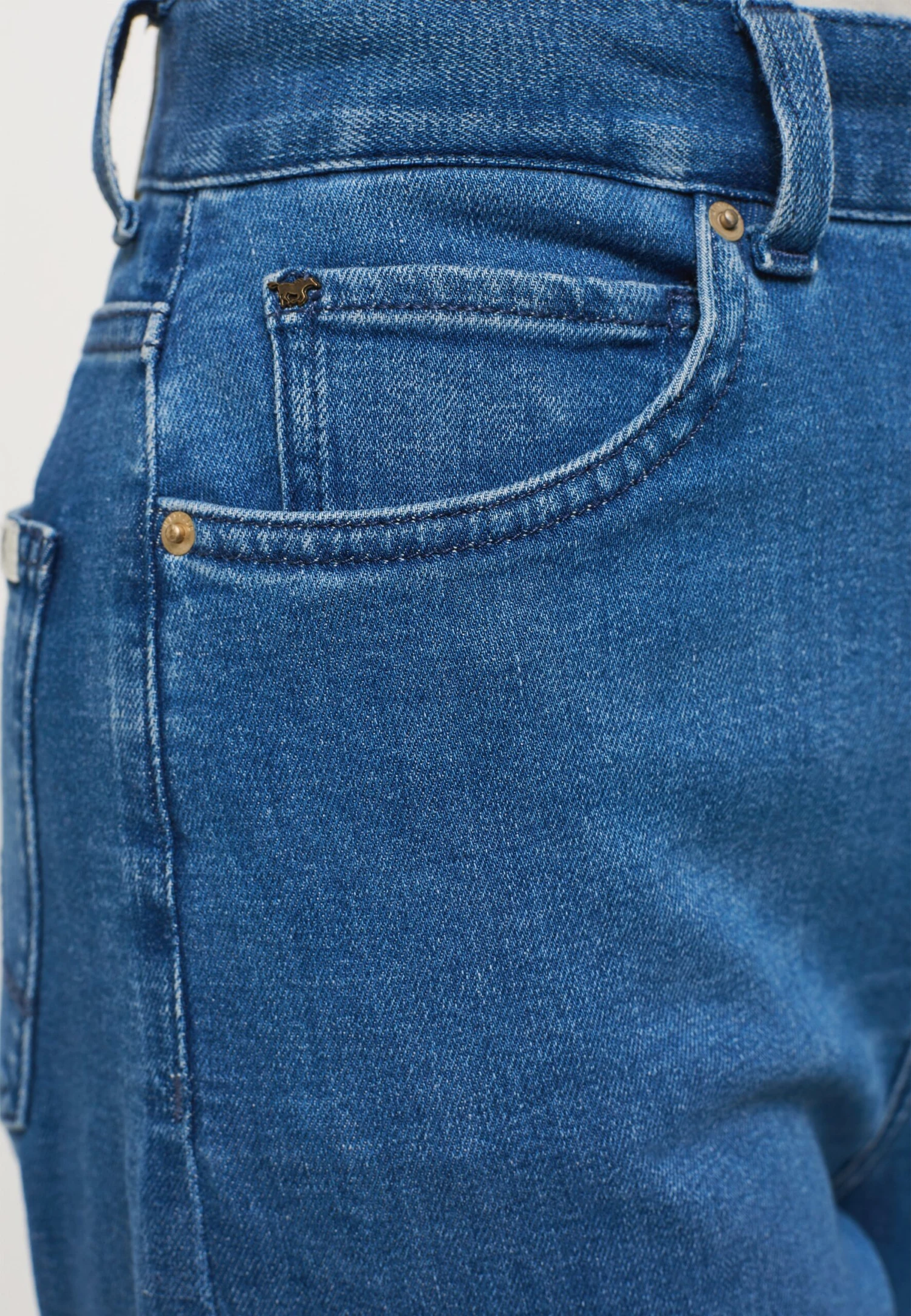 Mustang Style Luise Wide Leg - Vaqueros Boyfriend - Blau - Imagen 6