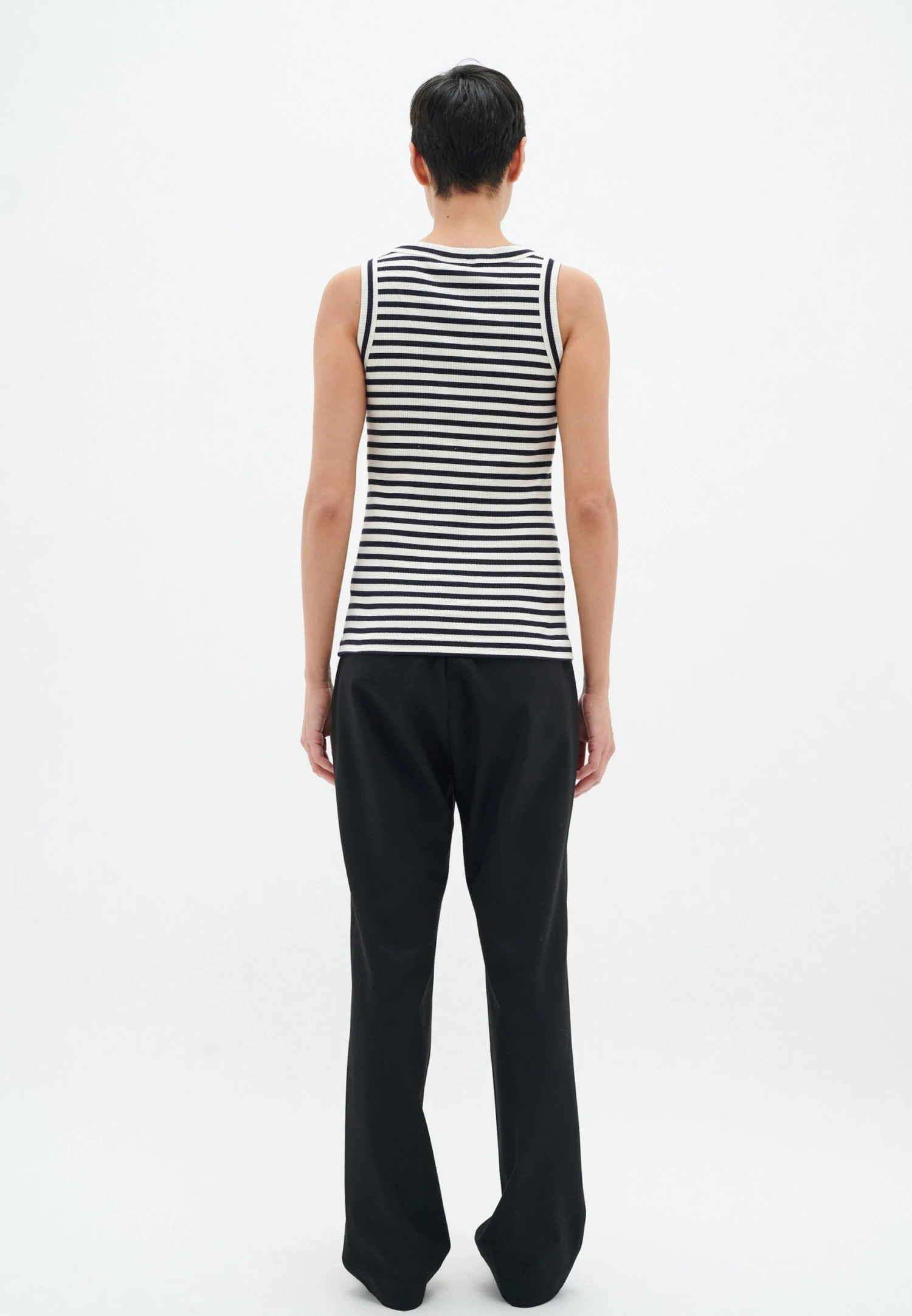 InWear Dagna Striped Tank - Top - Whisper White Midnight Magic - Imagen 3