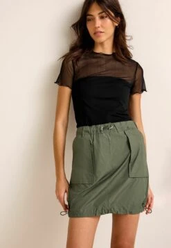 Next Utility Mini- Minifalda - Khaki Green