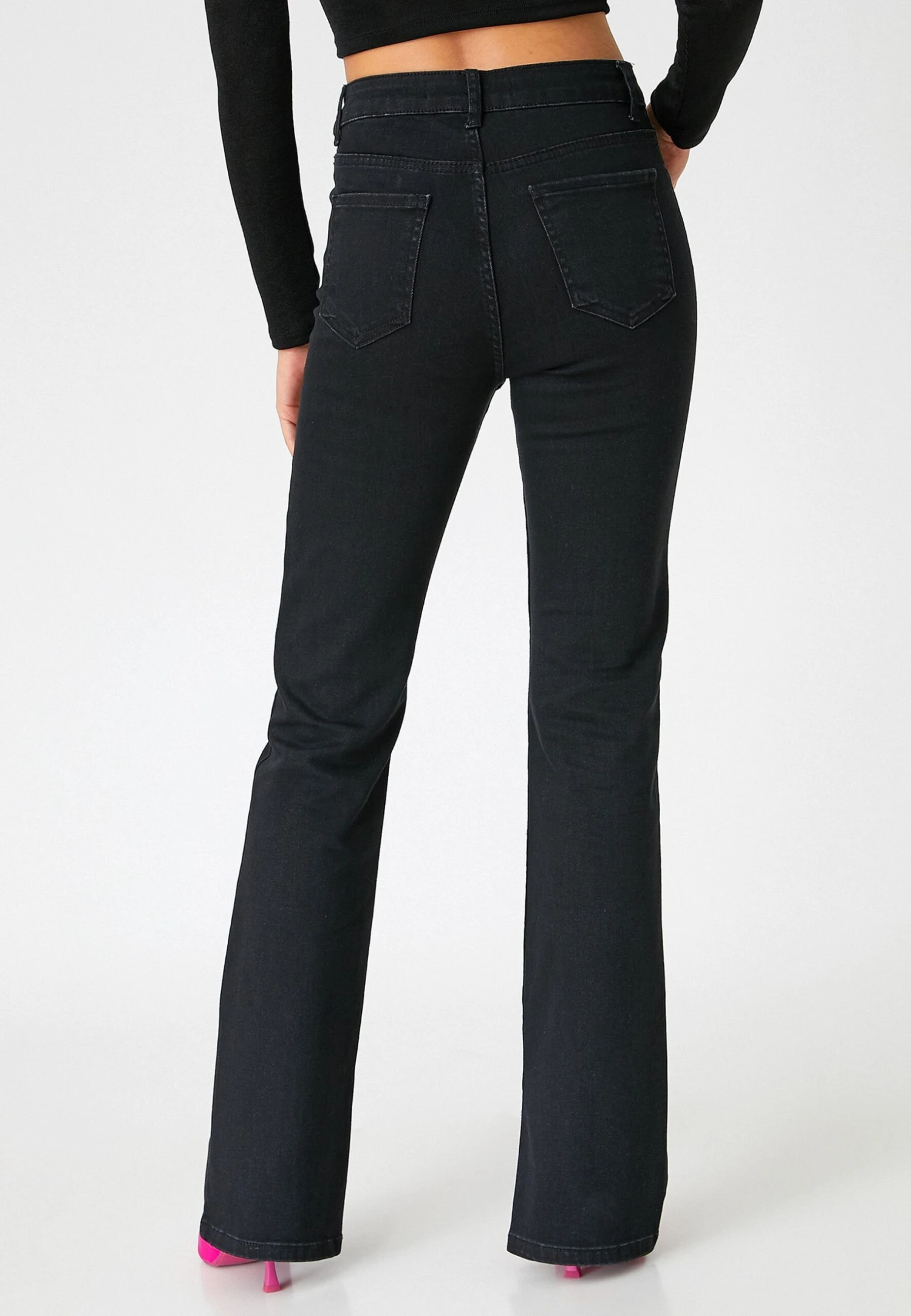 Koton Vaqueros Bootcut - Black - Imagen 3