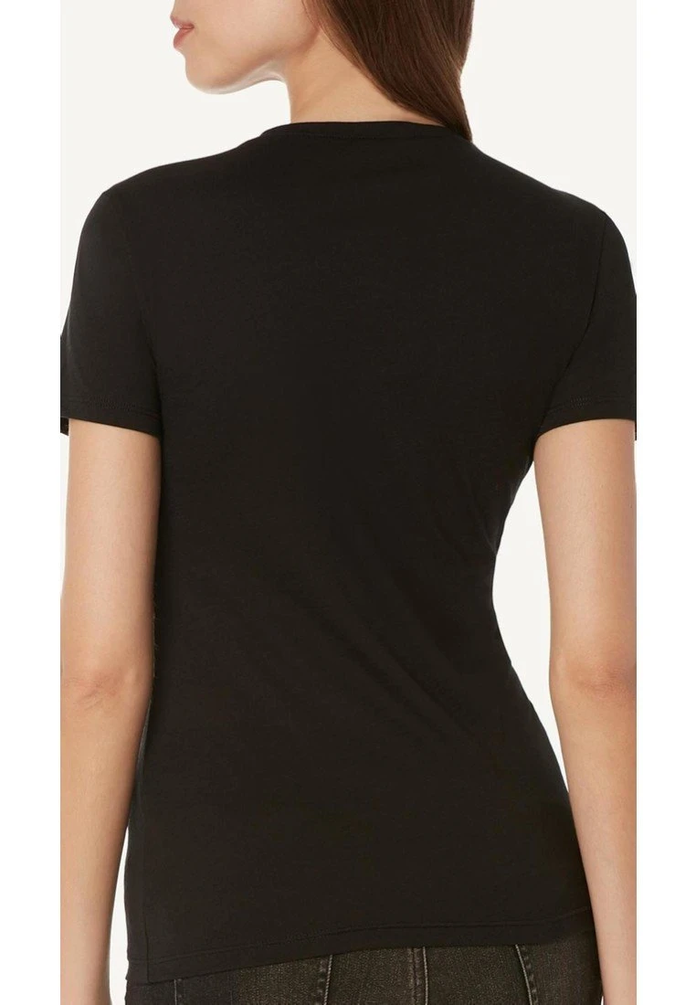 Intimissimi Kurzarm Aus Extrafine Supima - Camiseta Básica - Black - Imagen 2