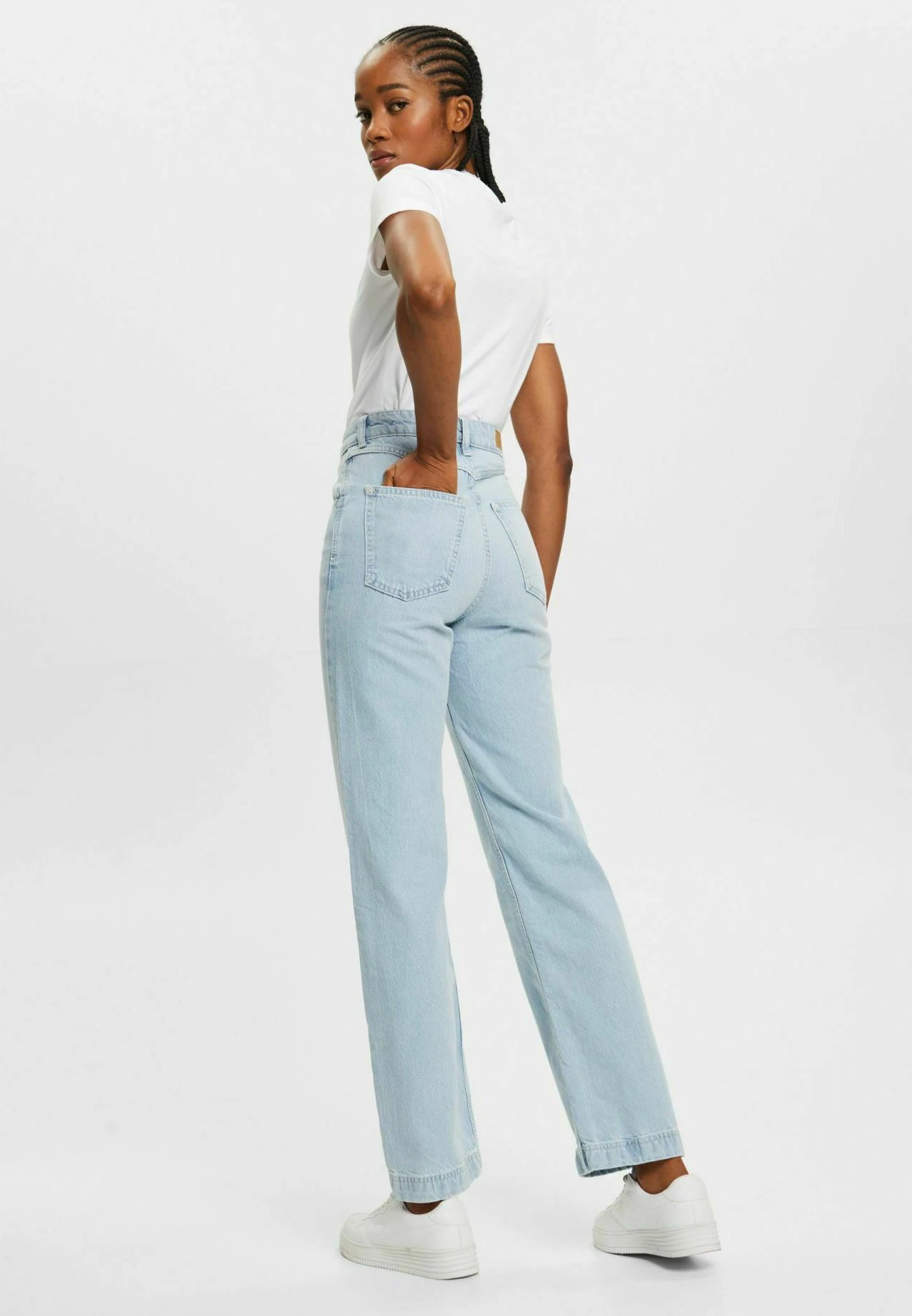 ESPRIT Vaqueros A Campana - Blue Bleached - Imagen 3