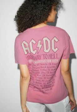 Ac/Dc - Camiseta Estampada - Rose