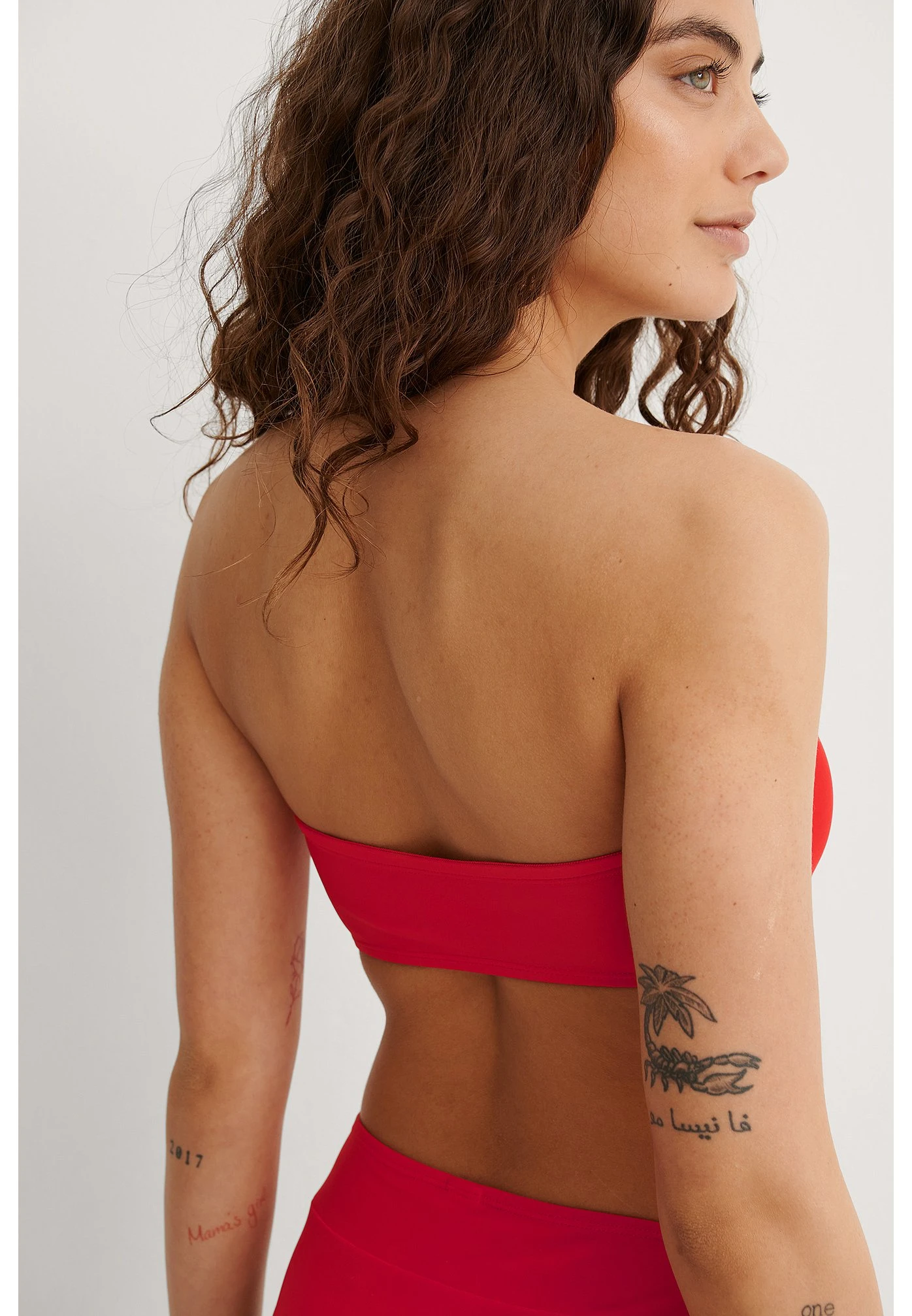NA-KD Mit Hoher Taille - Braguita De Bikini - Red - Imagen 4