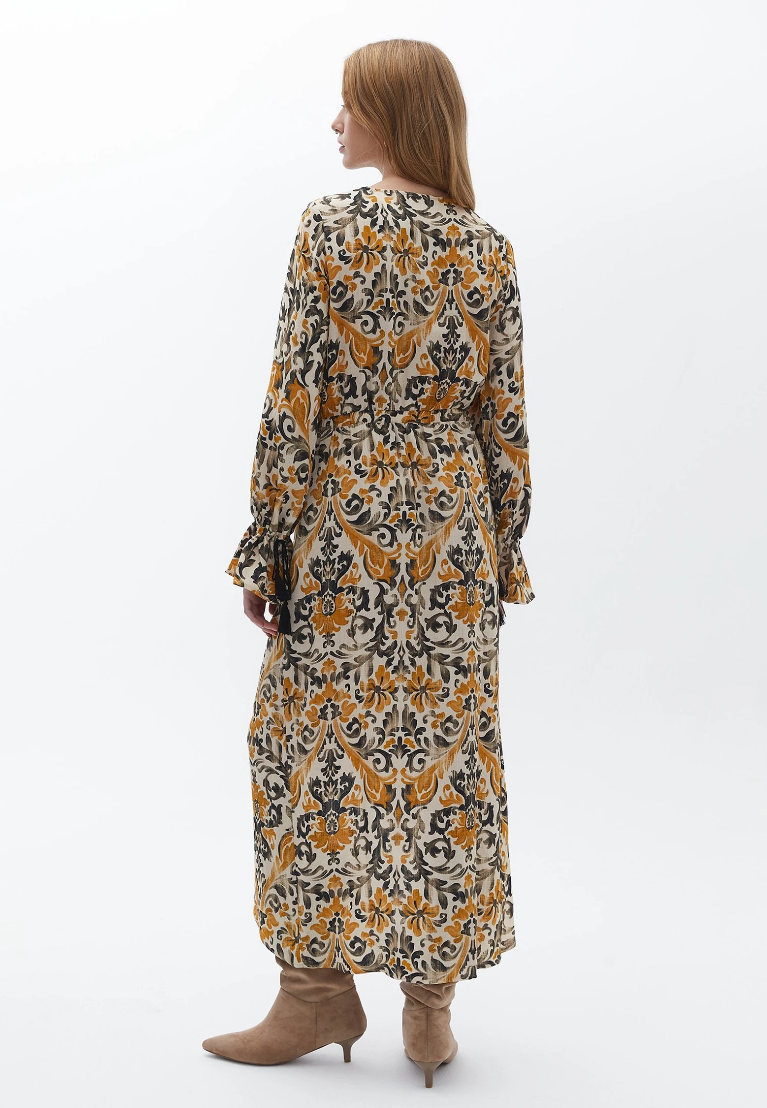 Mit Modischer Musterung - Vestido Largo - Mix Comb - Imagen 2