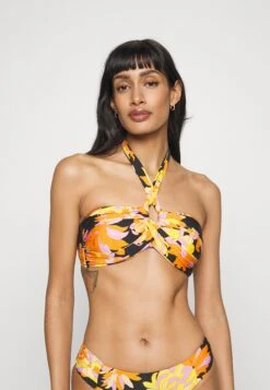 Seafolly Palm Springs Halter Bandeau Bra - Top De Bikini - Black