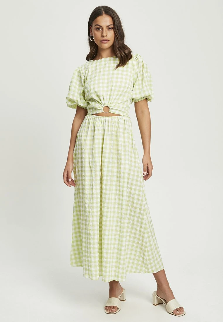Calli Vestido Informal - Citrus Gingham