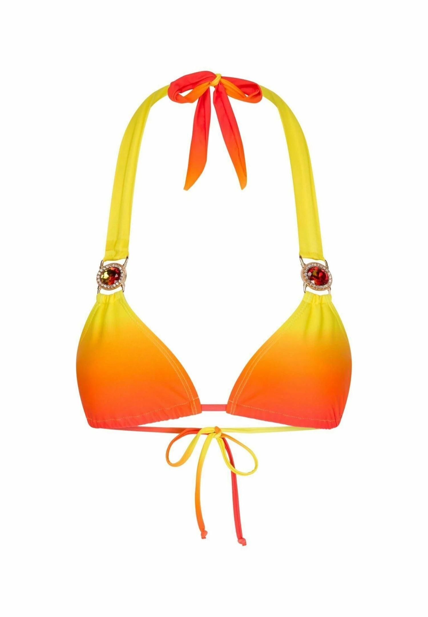 Club Tropicana Triangle Top - Top De Bikini - Tequila Sunrise - Imagen 5