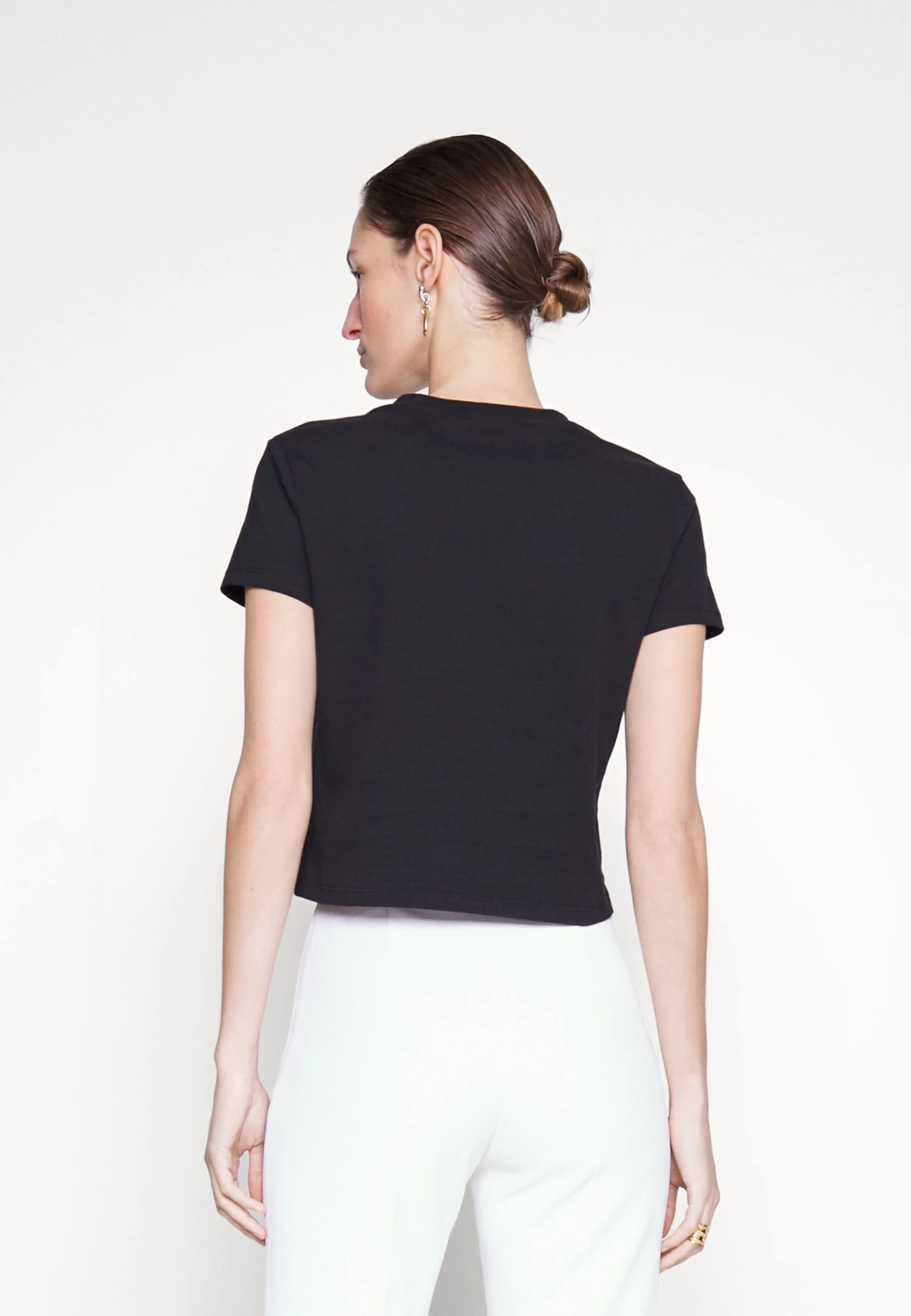 Elisabetta Franchi Women'S- Camiseta Estampada - Nero - Imagen 3