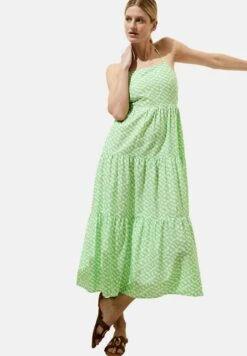 Marks & Spencer Printed Midaxi Beach- Vestido Informal - Lime Mix
