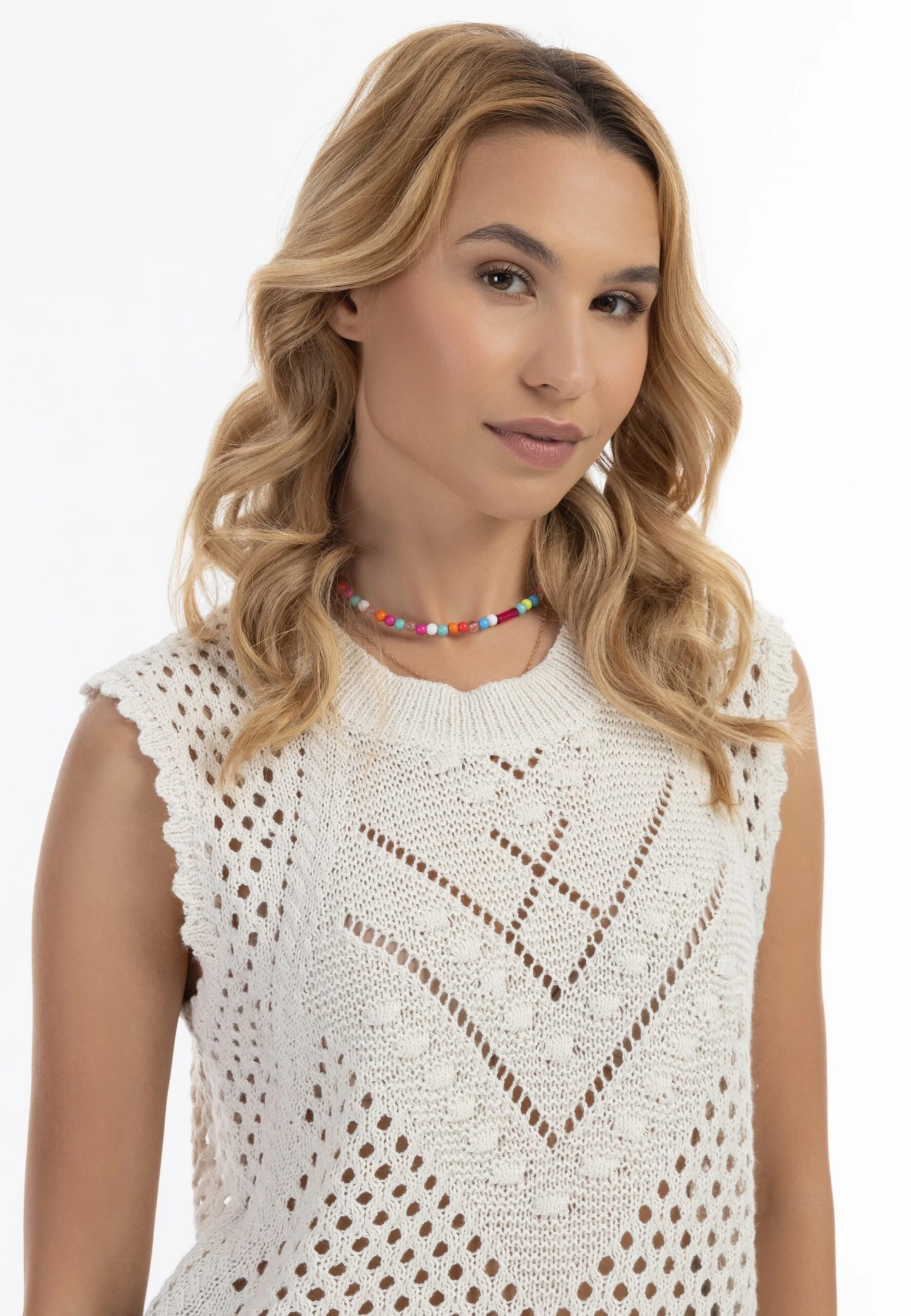 IZIA Gaya - Top - Wollweiss - Imagen 4