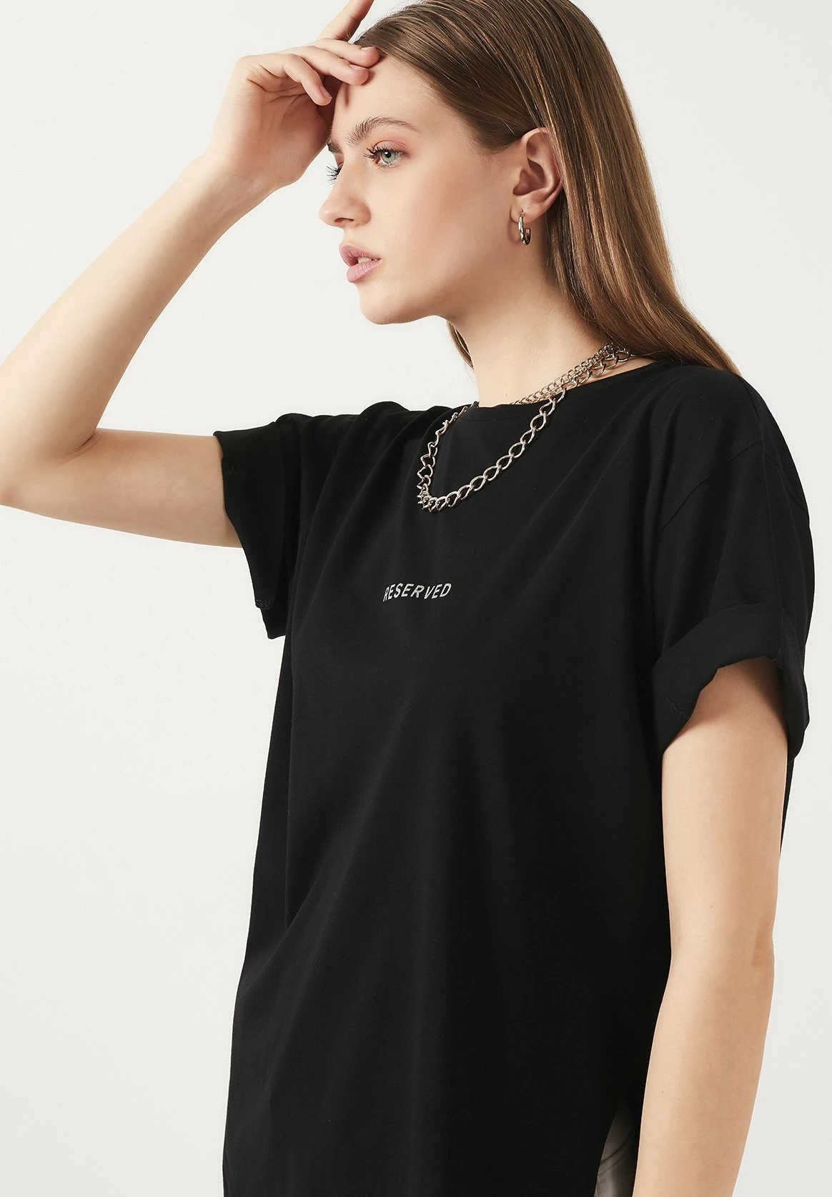 LELA Slim Fit - Camiseta Estampada - Black - Imagen 4