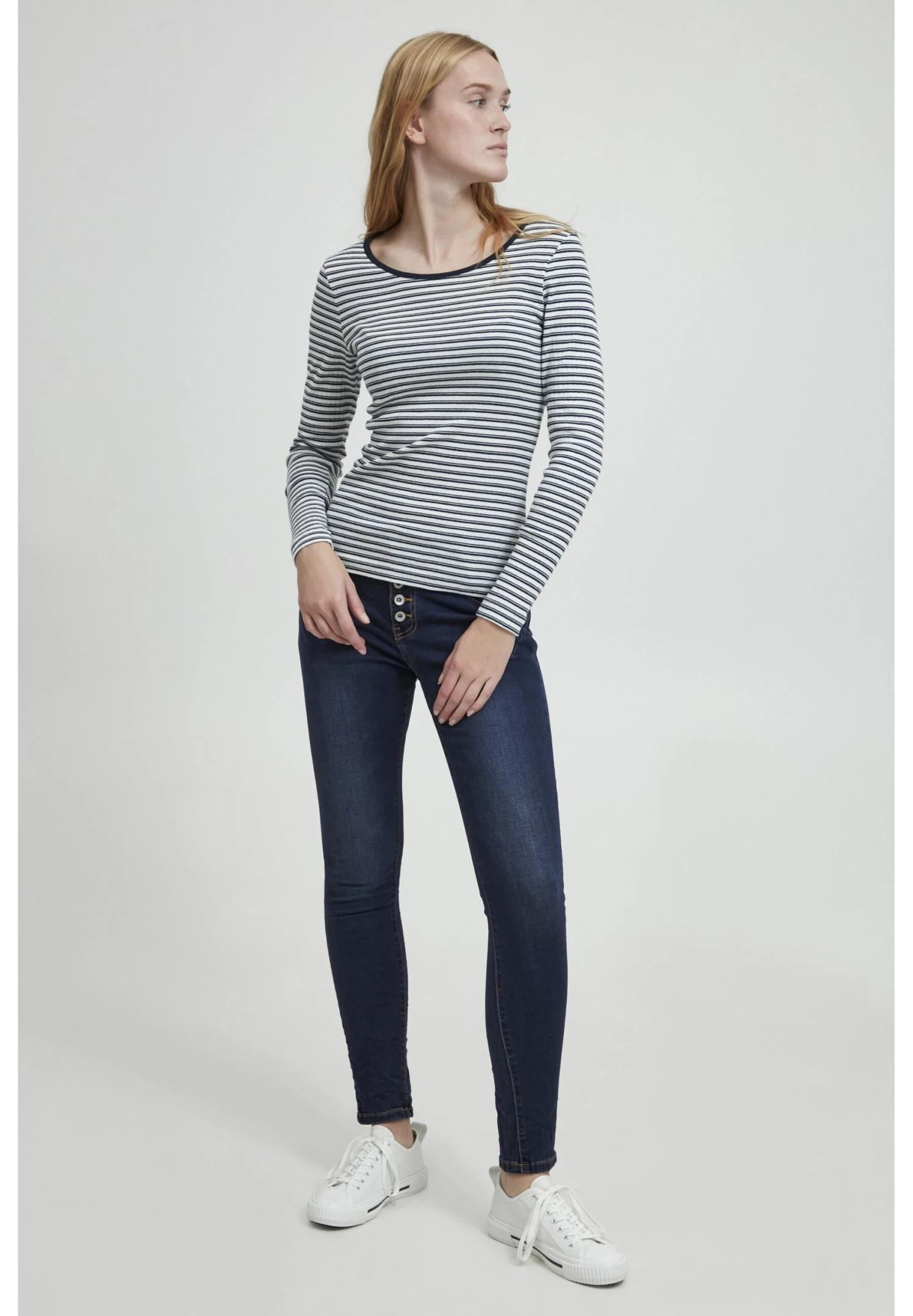 B.young Bxkaily Jeans No - Vaqueros Pitillo - Dark Blue - Imagen 2