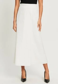 Olly- Falda Acampanada - White